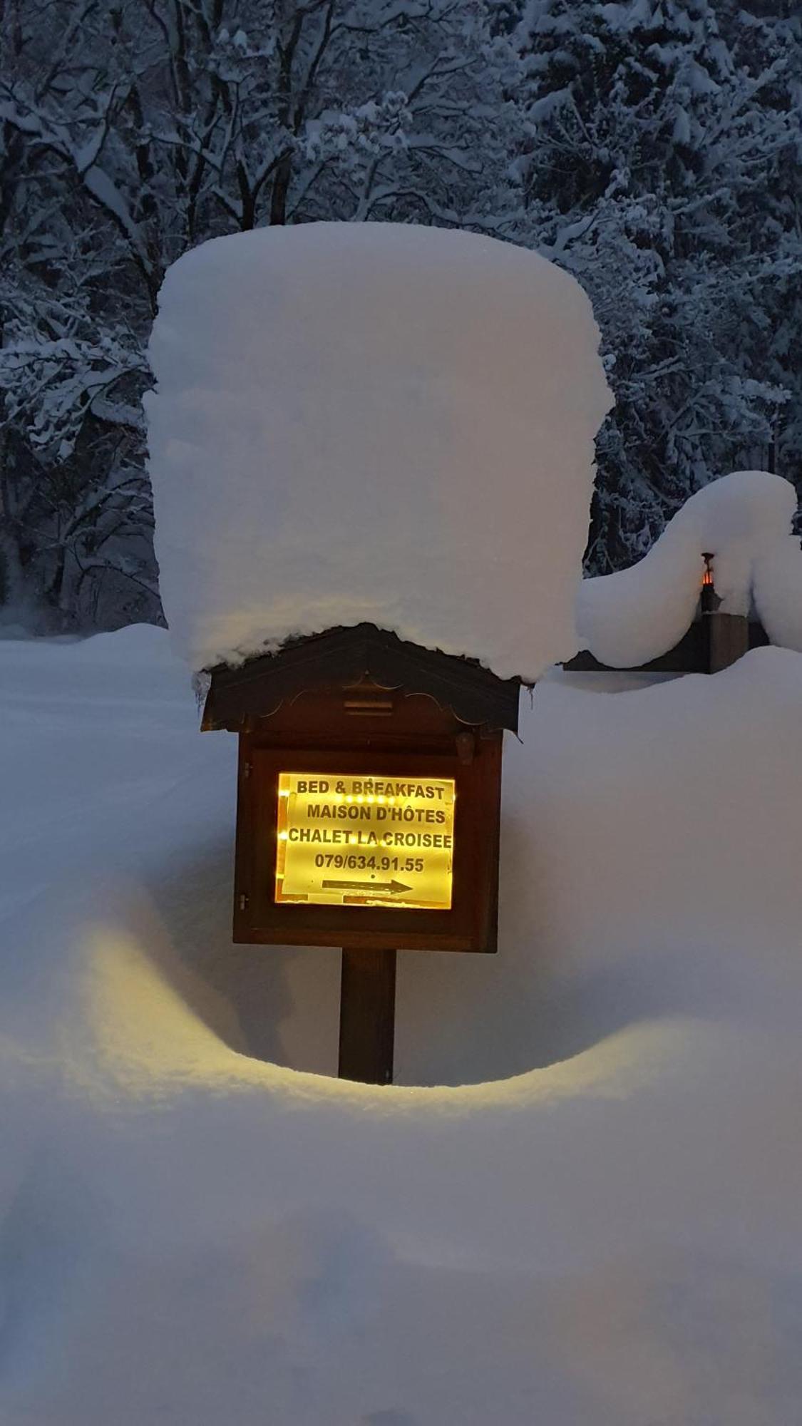 B&B Chalet La Croisee Vers L'Eglise Zewnętrze zdjęcie